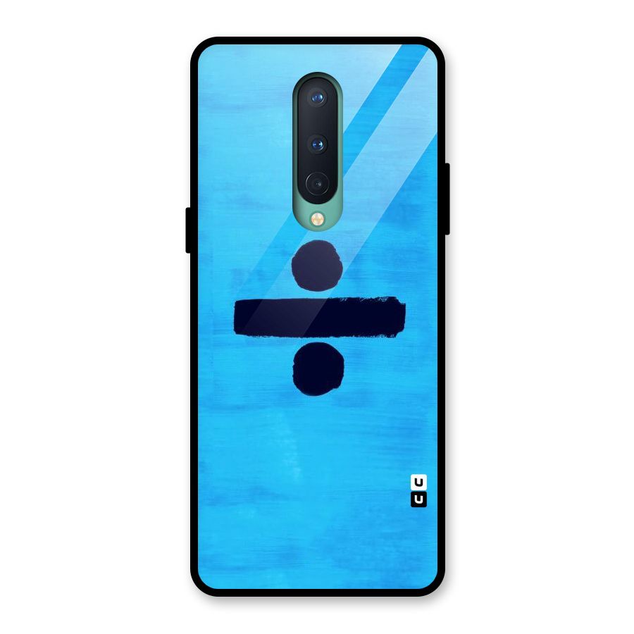 Math And Blue Glass Back Case for OnePlus 8