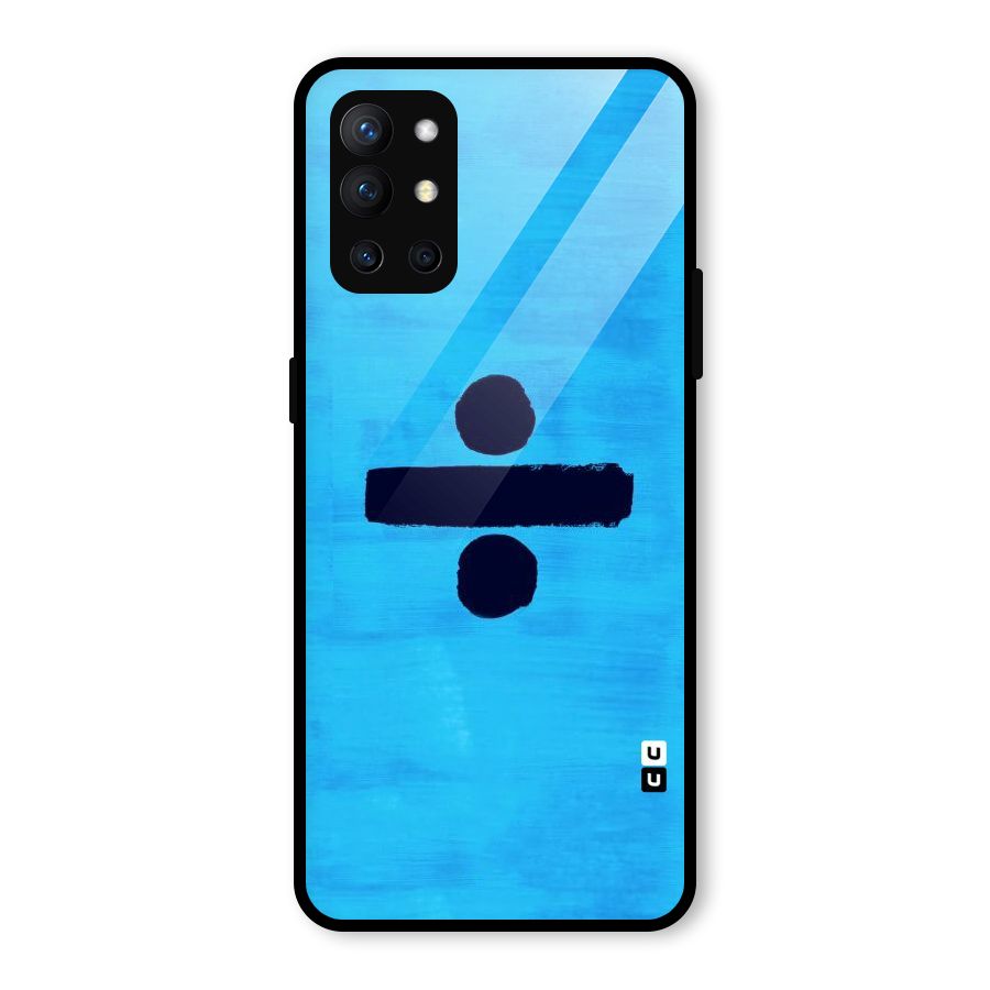 Math And Blue Glass Back Case for OnePlus 9R