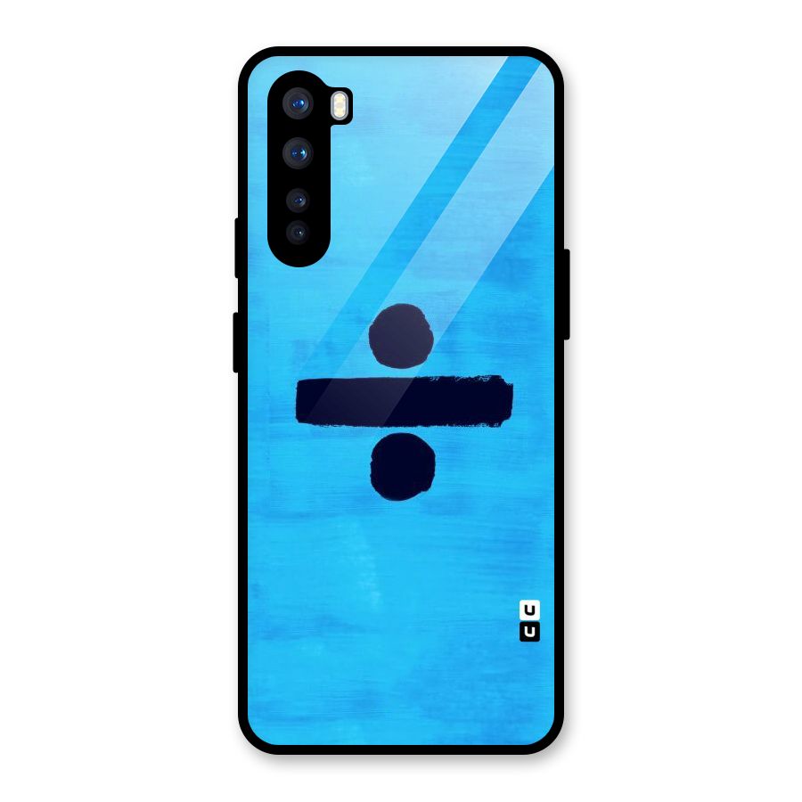 Math And Blue Glass Back Case for OnePlus Nord