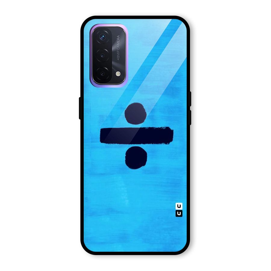Math And Blue Glass Back Case for Oppo A74 5G
