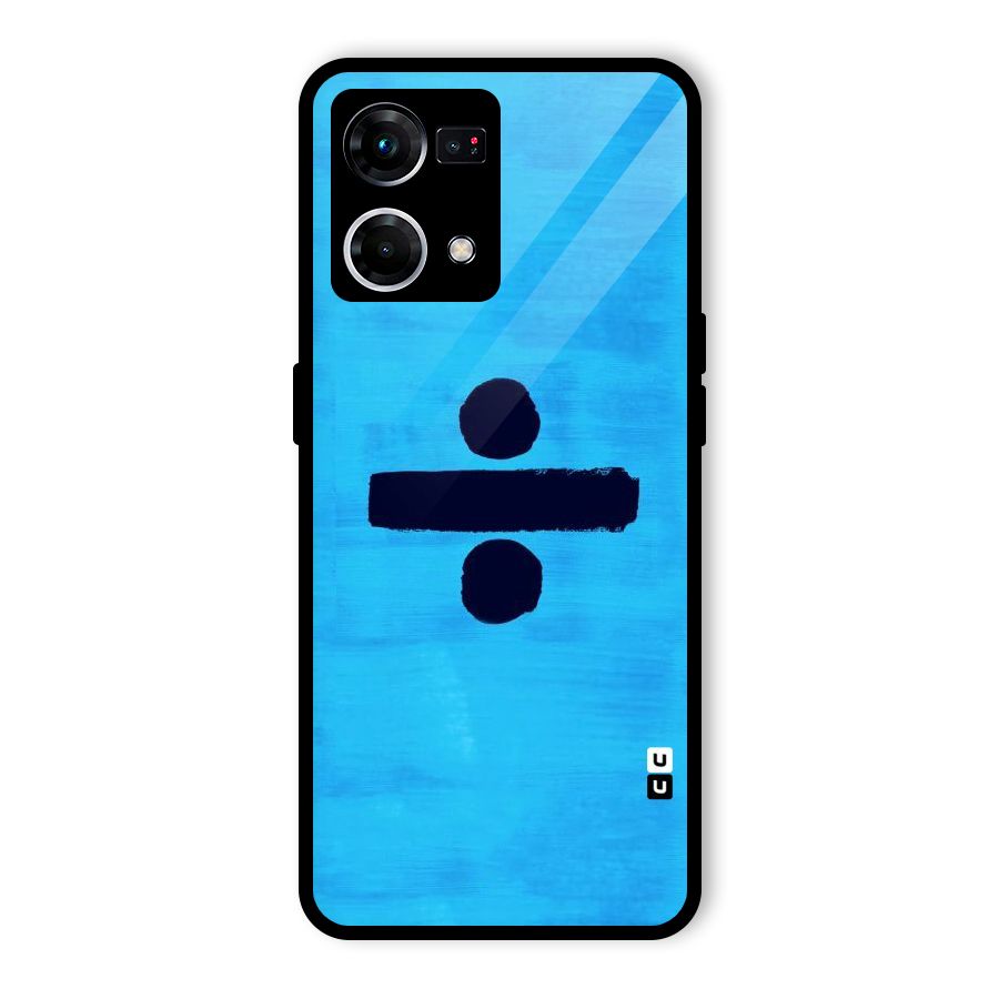 Math And Blue Glass Back Case for Oppo F21 Pro 5G