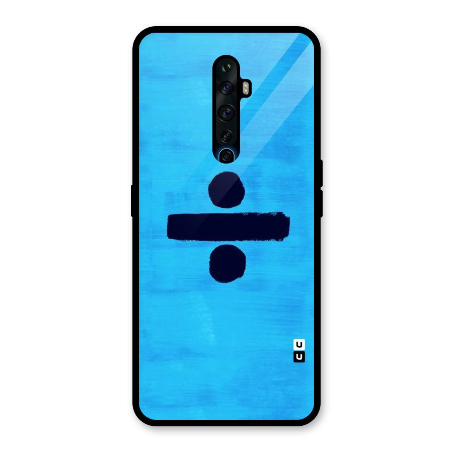 Math And Blue Glass Back Case for Oppo Reno2 Z