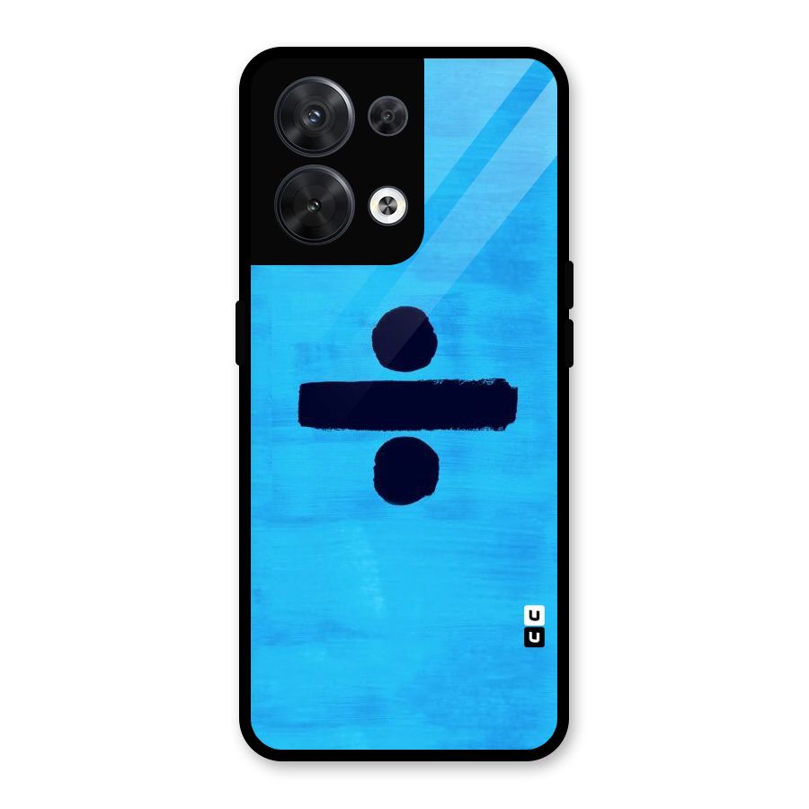Math And Blue Glass Back Case for Oppo Reno8 5G