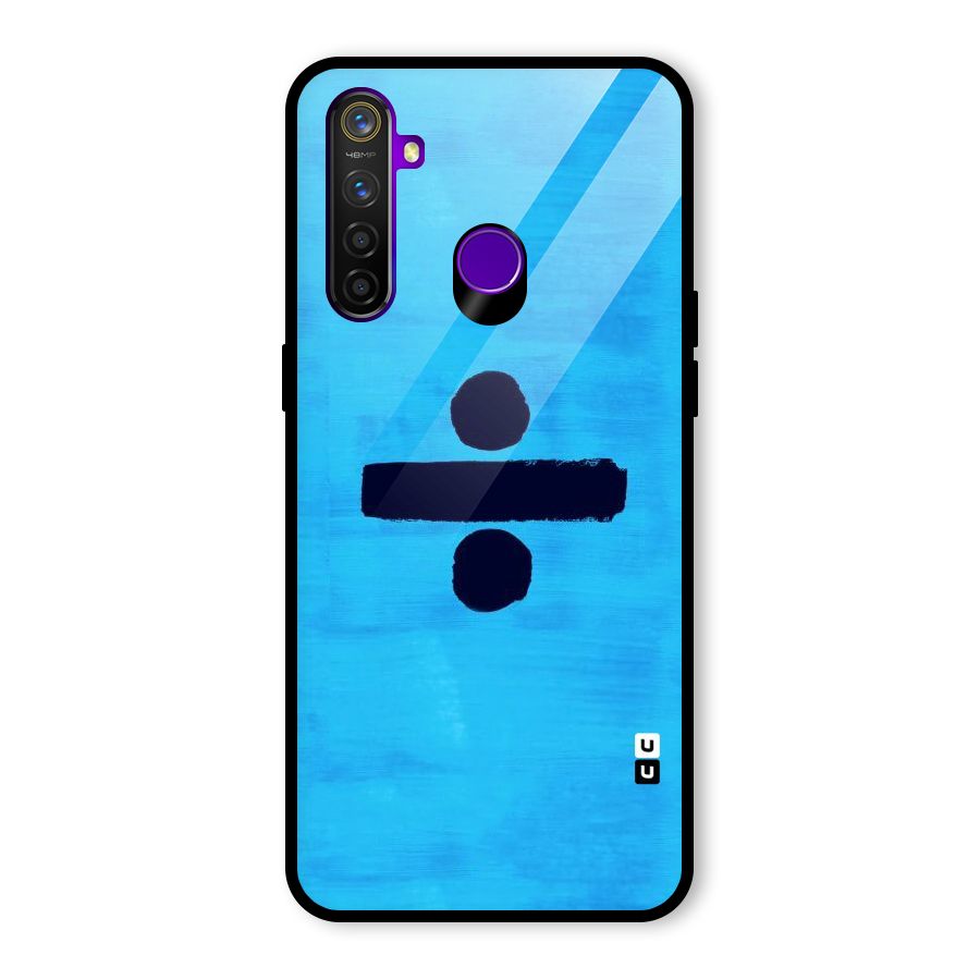 Math And Blue Glass Back Case for Realme 5 Pro