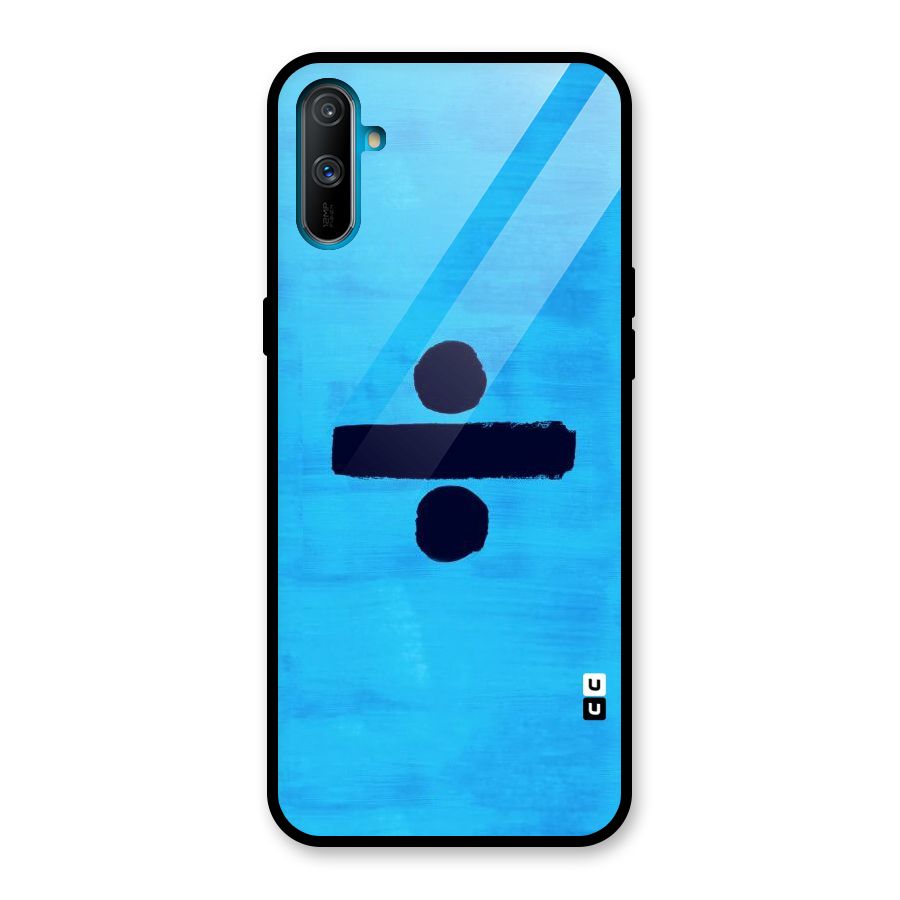Math And Blue Glass Back Case for Realme C3