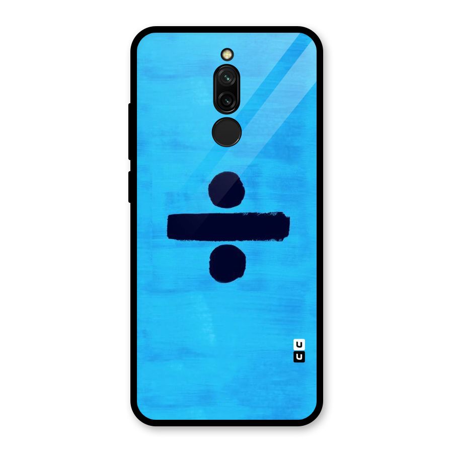 Math And Blue Glass Back Case for Redmi 8