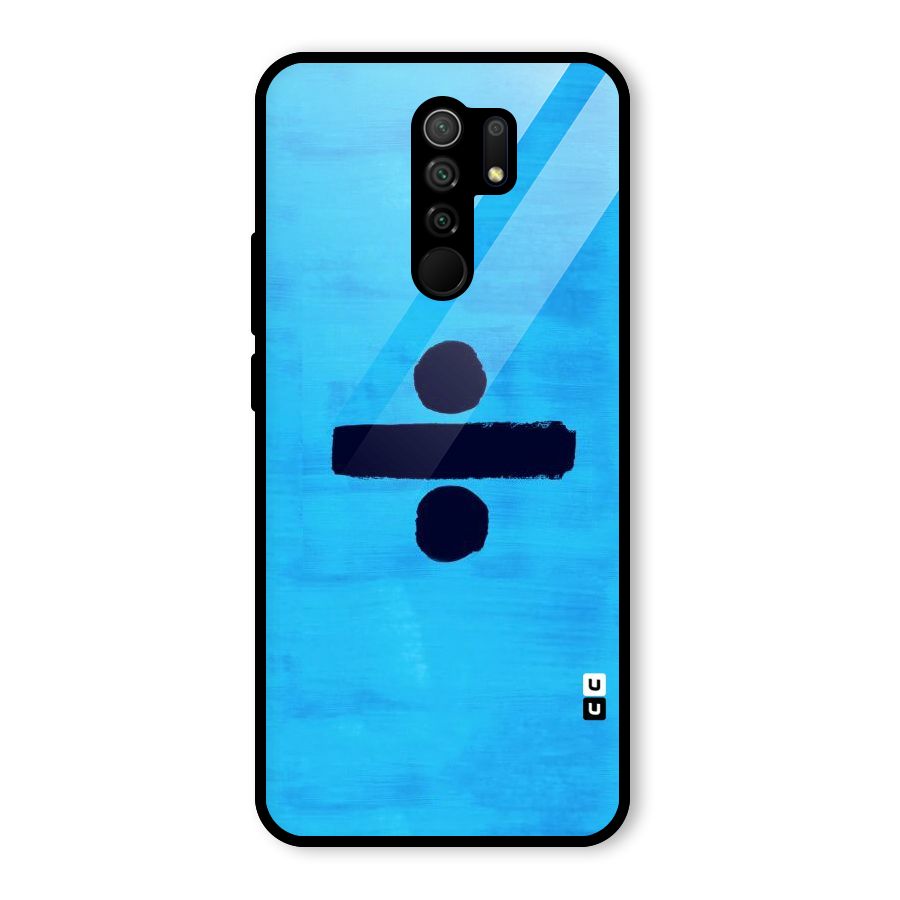 Math And Blue Glass Back Case for Redmi 9 Prime