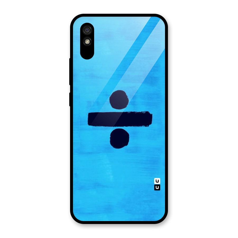Math And Blue Glass Back Case for Redmi 9i