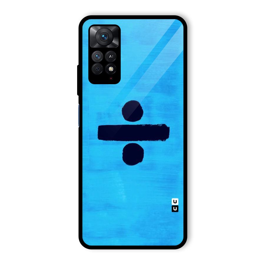 Math And Blue Glass Back Case for Redmi Note 11 Pro