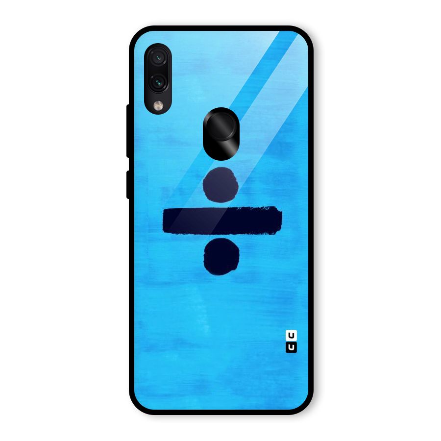 Math And Blue Glass Back Case for Redmi Note 7