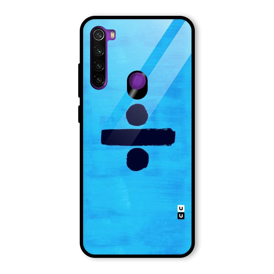 Math And Blue Glass Back Case for Redmi Note 8