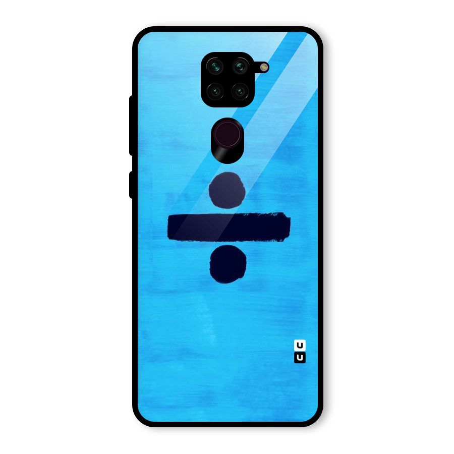 Math And Blue Glass Back Case for Redmi Note 9