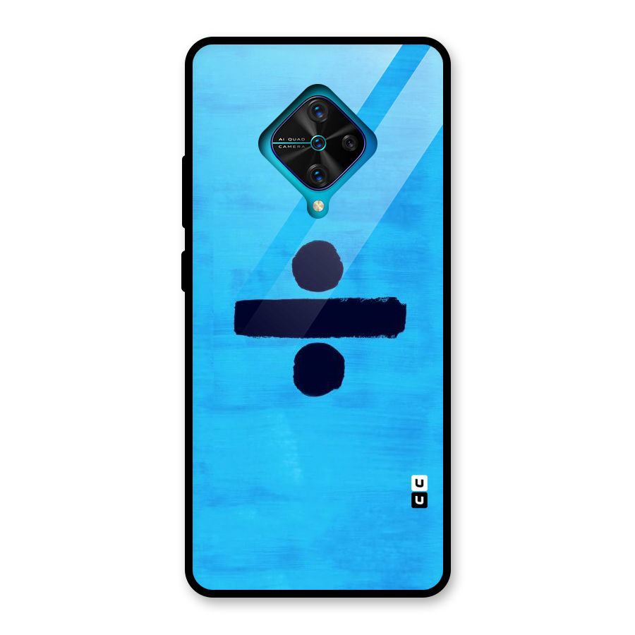 Math And Blue Glass Back Case for Vivo S1 Pro