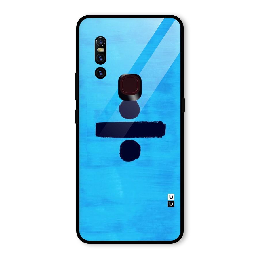 Math And Blue Glass Back Case for Vivo V15