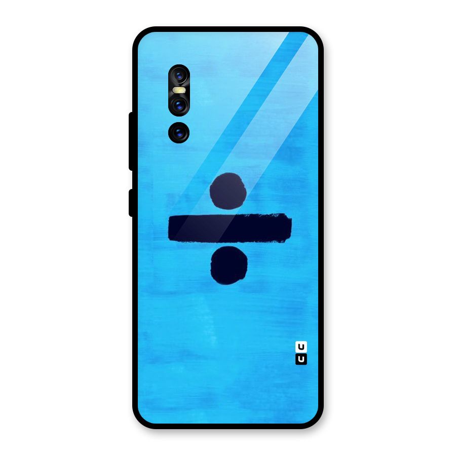 Math And Blue Glass Back Case for Vivo V15 Pro