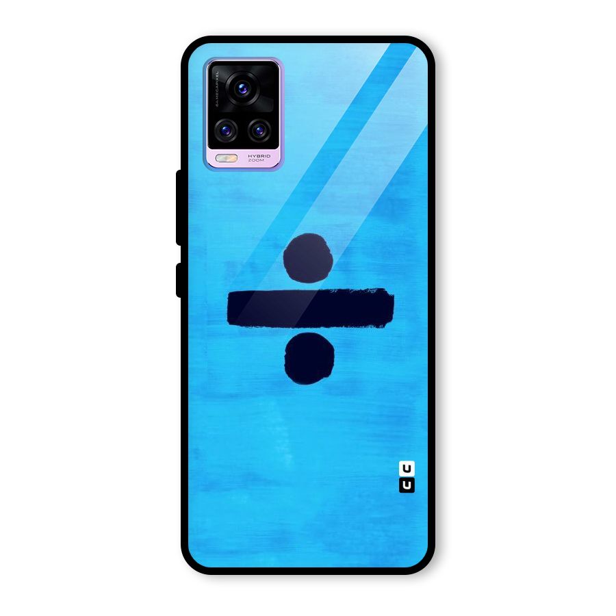 Math And Blue Glass Back Case for Vivo V20 Pro