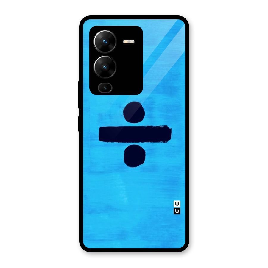 Math And Blue Glass Back Case for Vivo V25 Pro