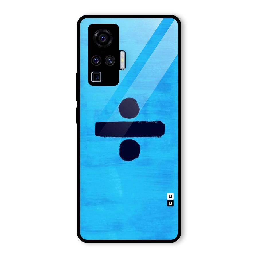 Math And Blue Glass Back Case for Vivo X50 Pro