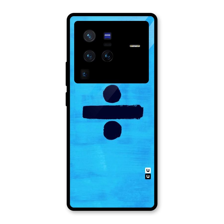 Math And Blue Glass Back Case for Vivo X80 Pro