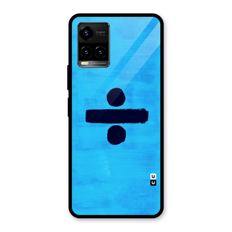 Math And Blue Glass Back Case for Vivo Y21A