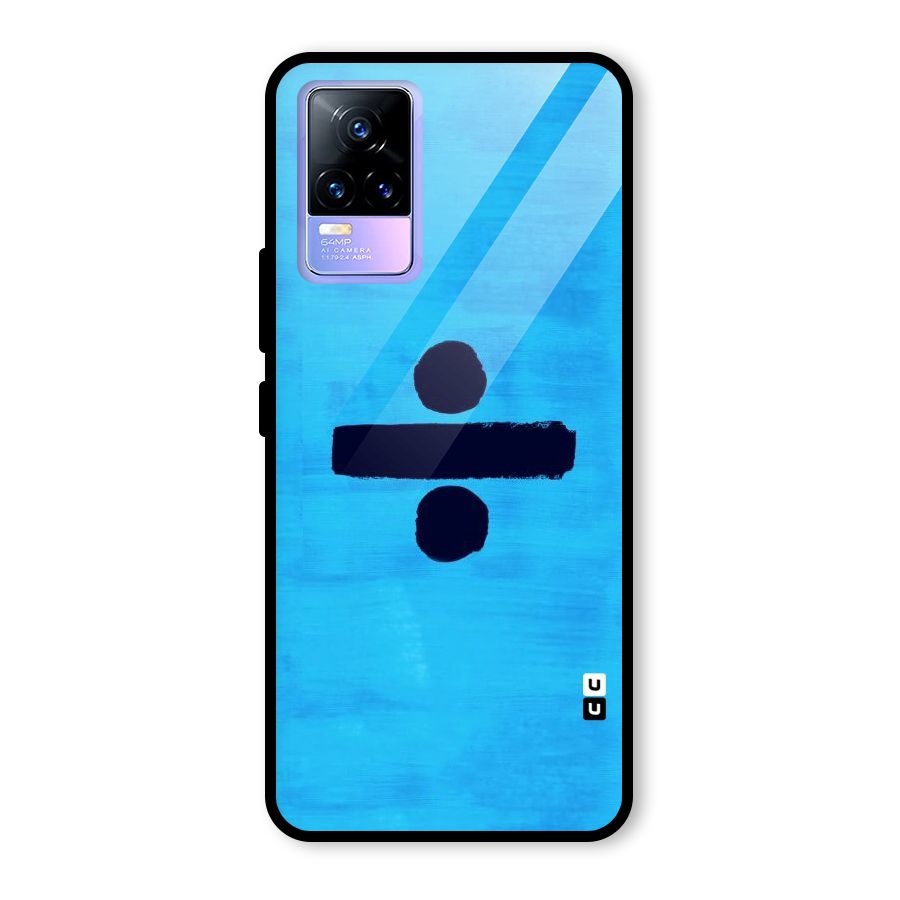 Math And Blue Glass Back Case for Vivo Y73
