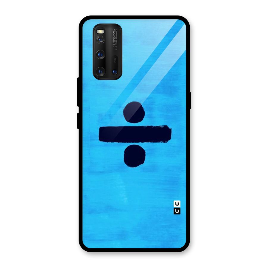 Math And Blue Glass Back Case for Vivo iQOO 3
