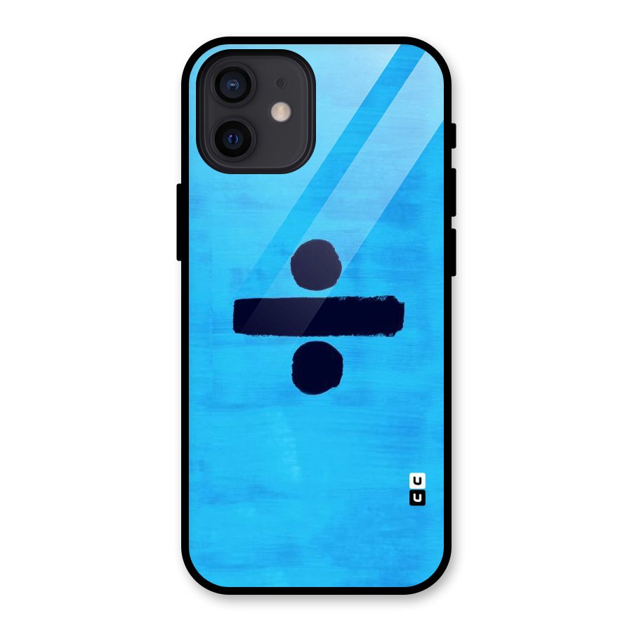 Math And Blue Glass Back Case for iPhone 12