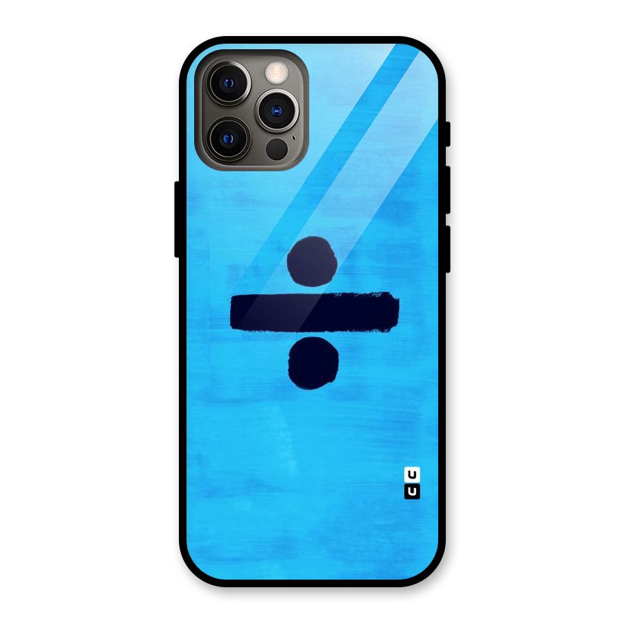 Math And Blue Glass Back Case for iPhone 12 Pro