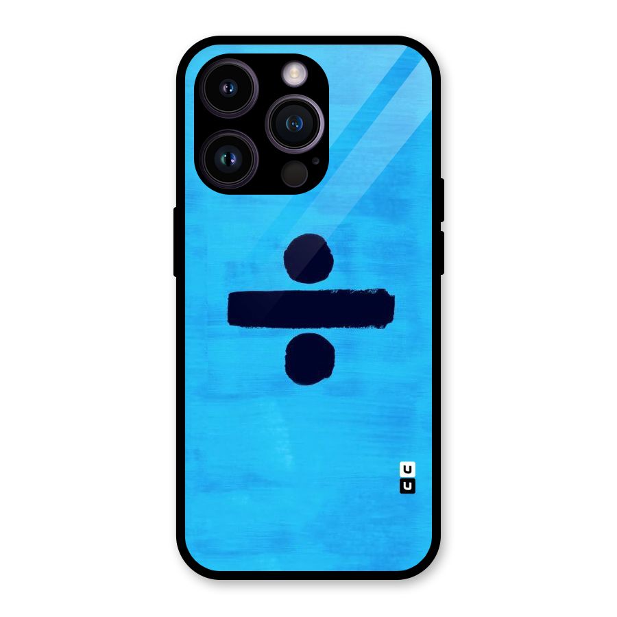 Math And Blue Glass Back Case for iPhone 14 Pro