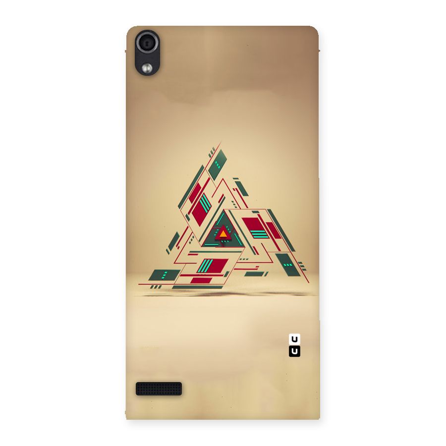 Maze Triangle Back Case for Ascend P6