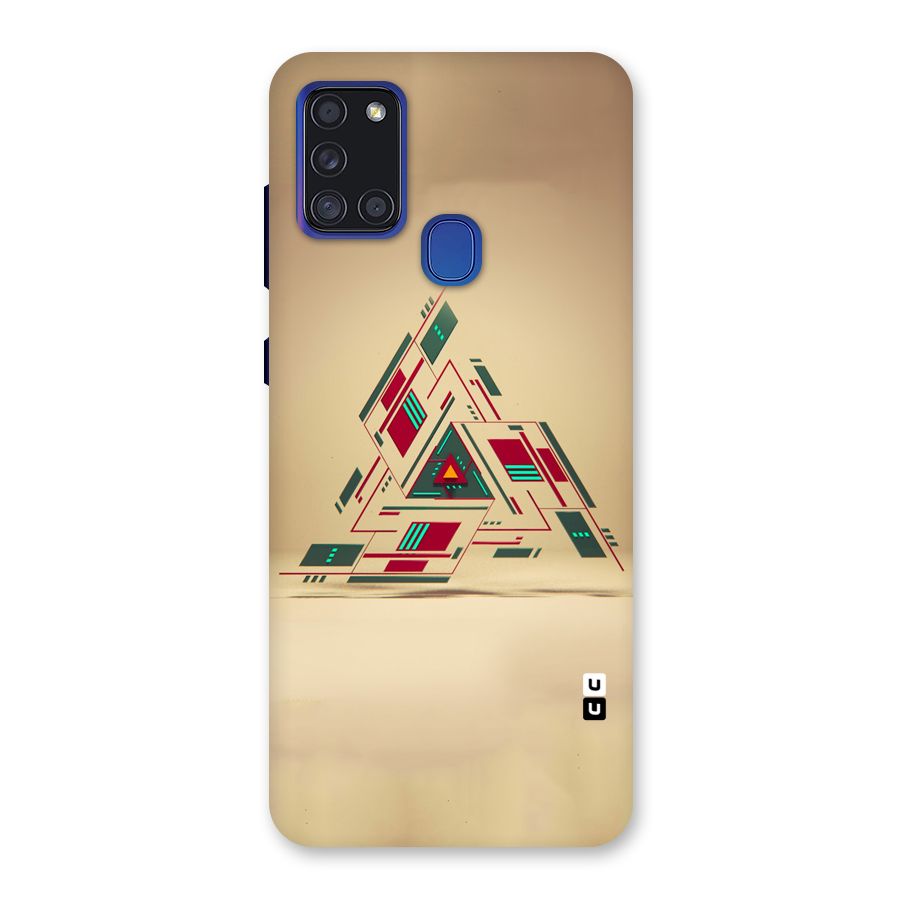 Maze Triangle Back Case for Galaxy A21s
