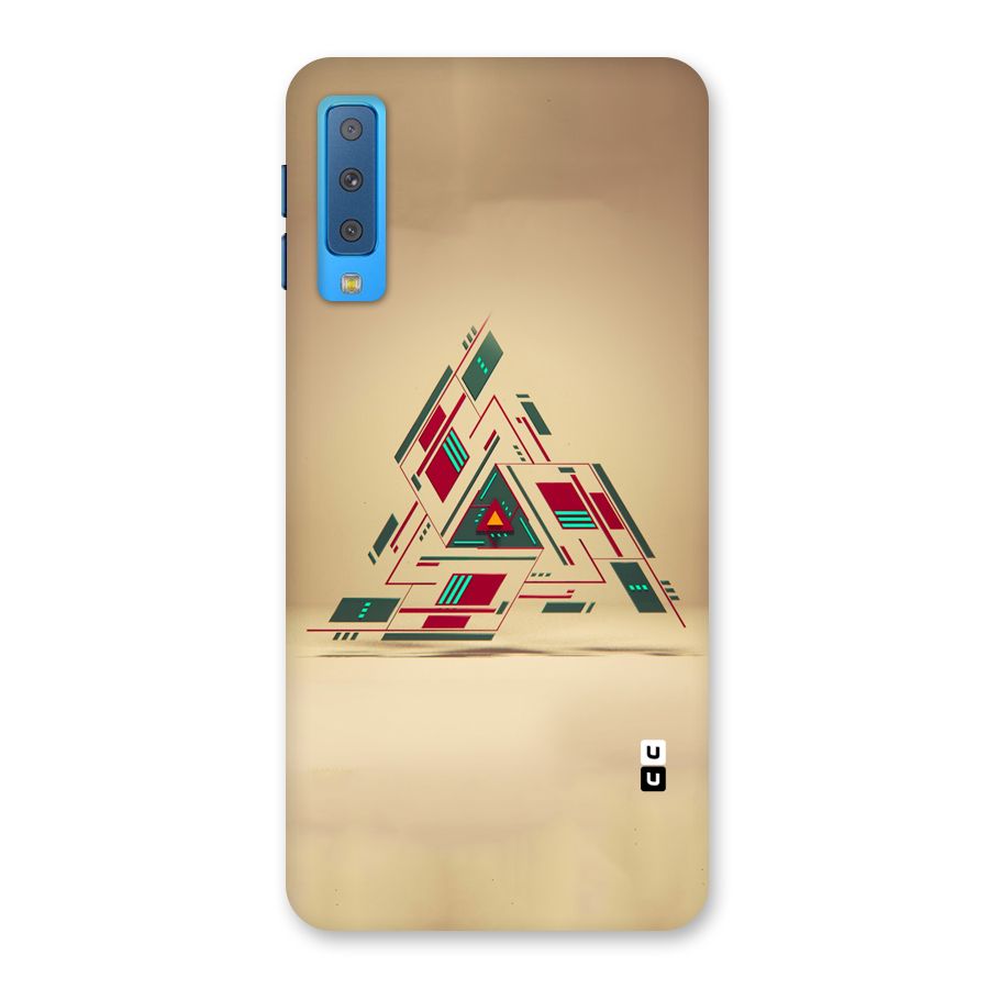 Maze Triangle Back Case for Galaxy A7 (2018)