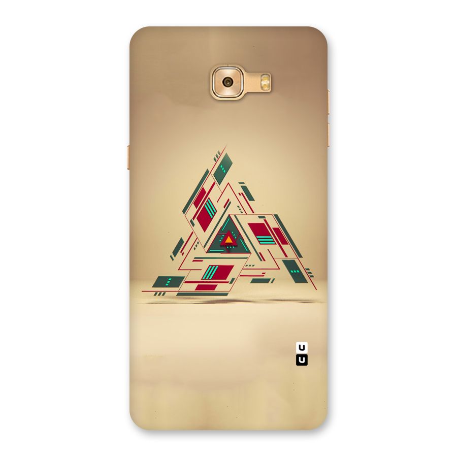 Maze Triangle Back Case for Galaxy C9 Pro