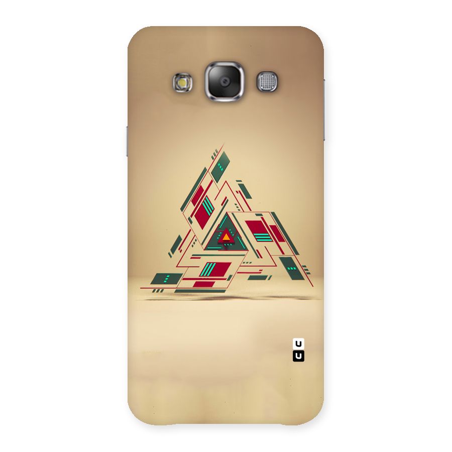 Maze Triangle Back Case for Galaxy E7