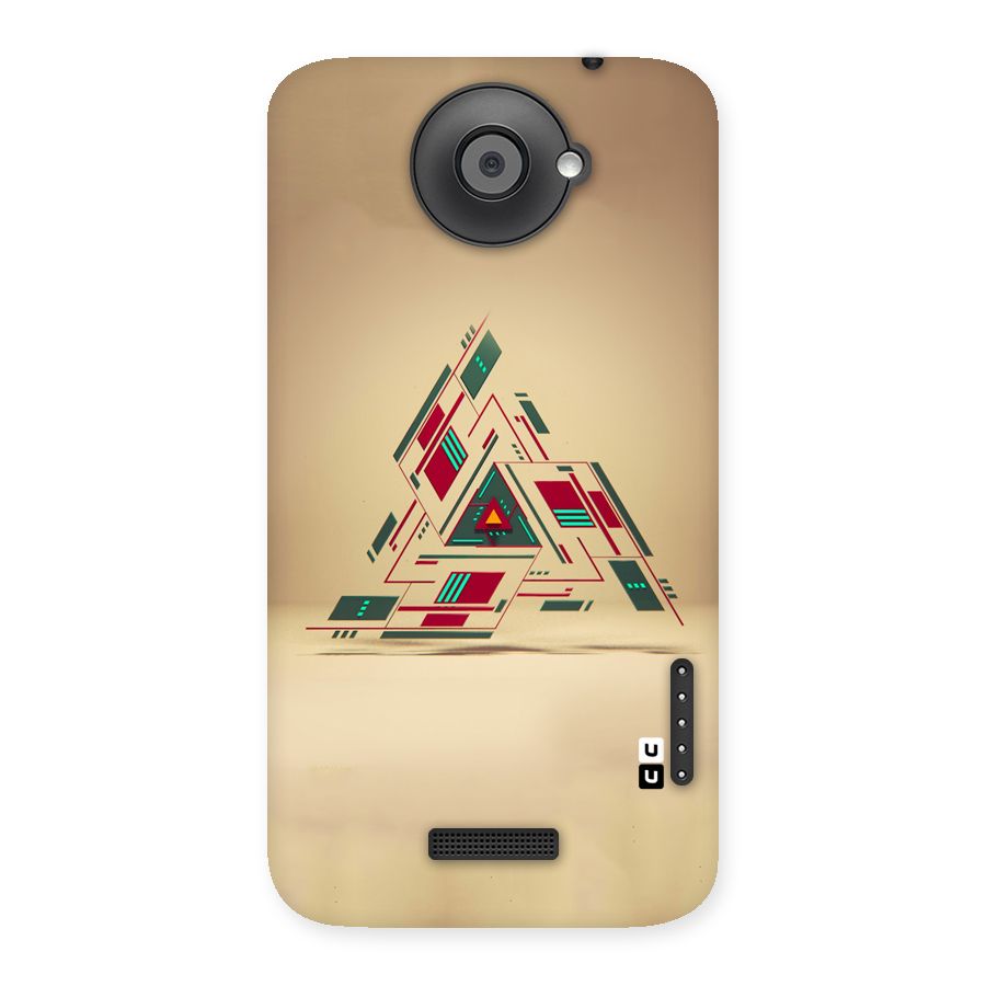 Maze Triangle Back Case for HTC One X