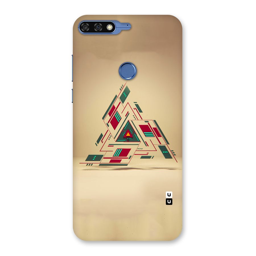 Maze Triangle Back Case for Honor 7C