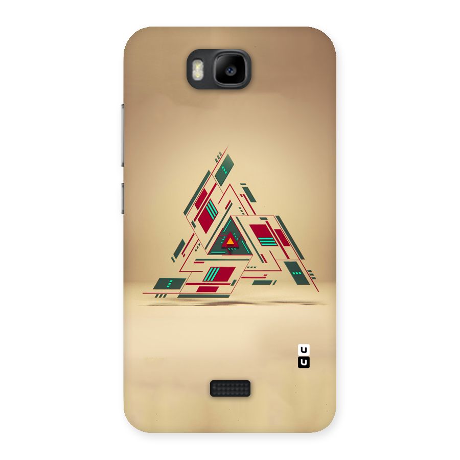 Maze Triangle Back Case for Honor Bee