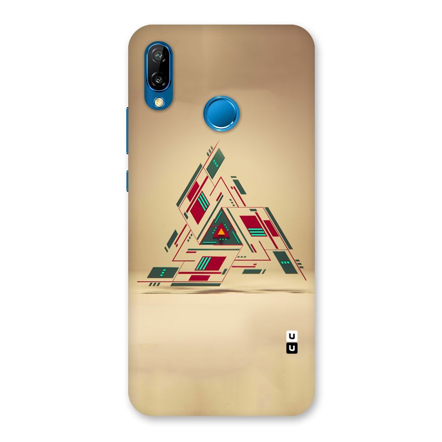 Maze Triangle Back Case for Huawei P20 Lite