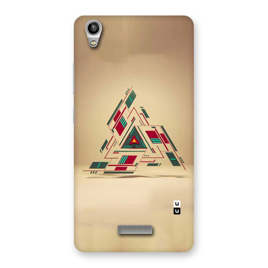 Maze Triangle Back Case for Lava-Pixel-V1