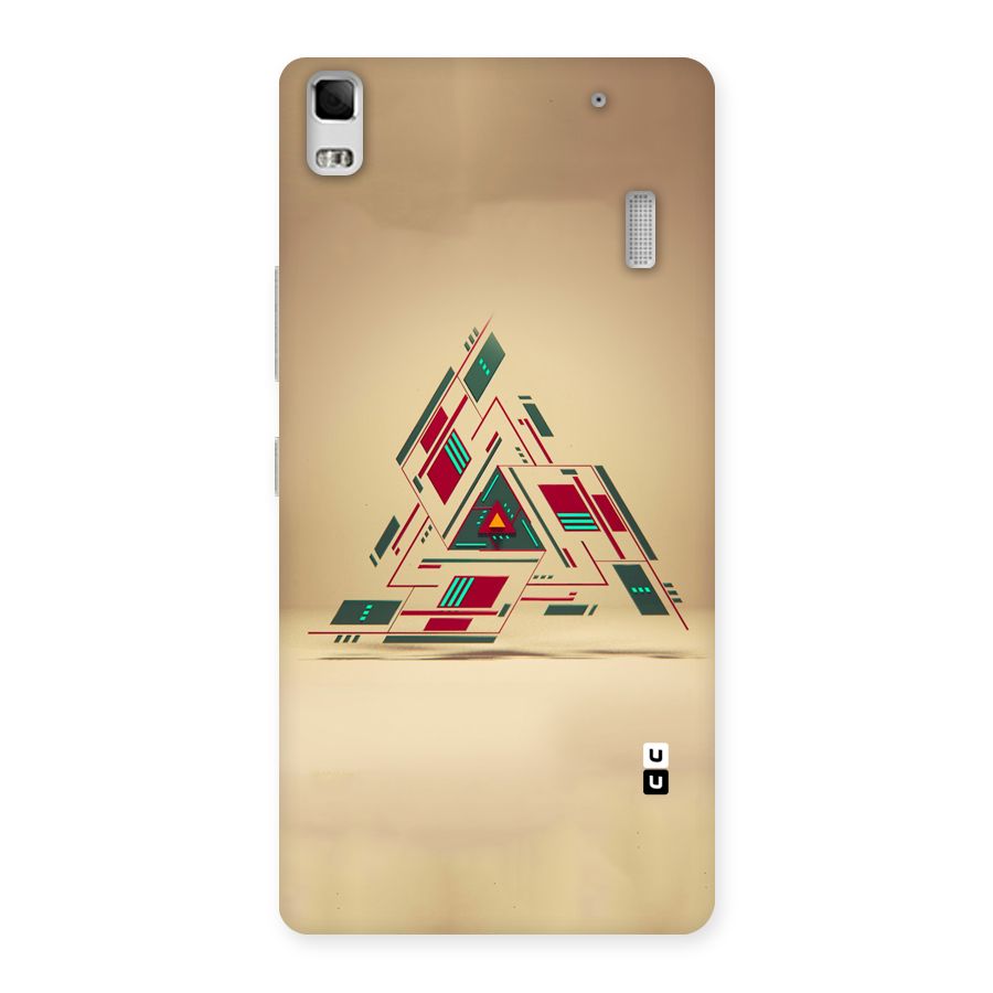 Maze Triangle Back Case for Lenovo K3 Note