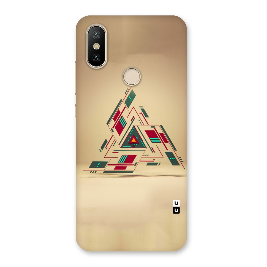 Maze Triangle Back Case for Mi A2