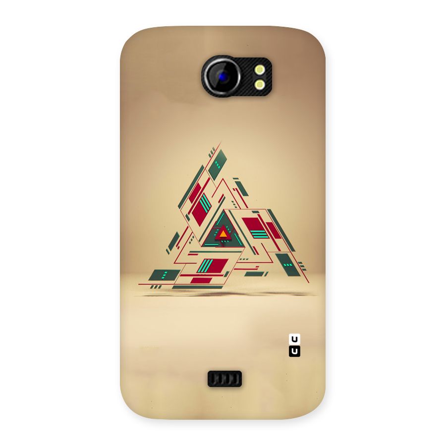 Maze Triangle Back Case for Micromax Canvas 2 A110