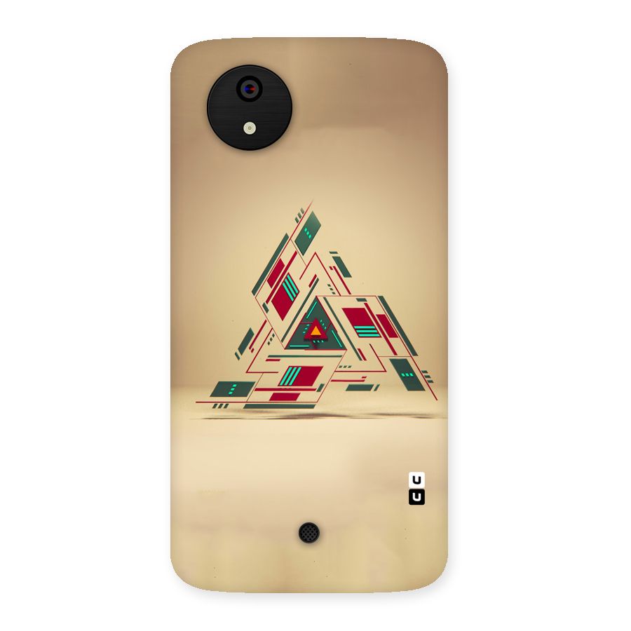 Maze Triangle Back Case for Micromax Canvas A1