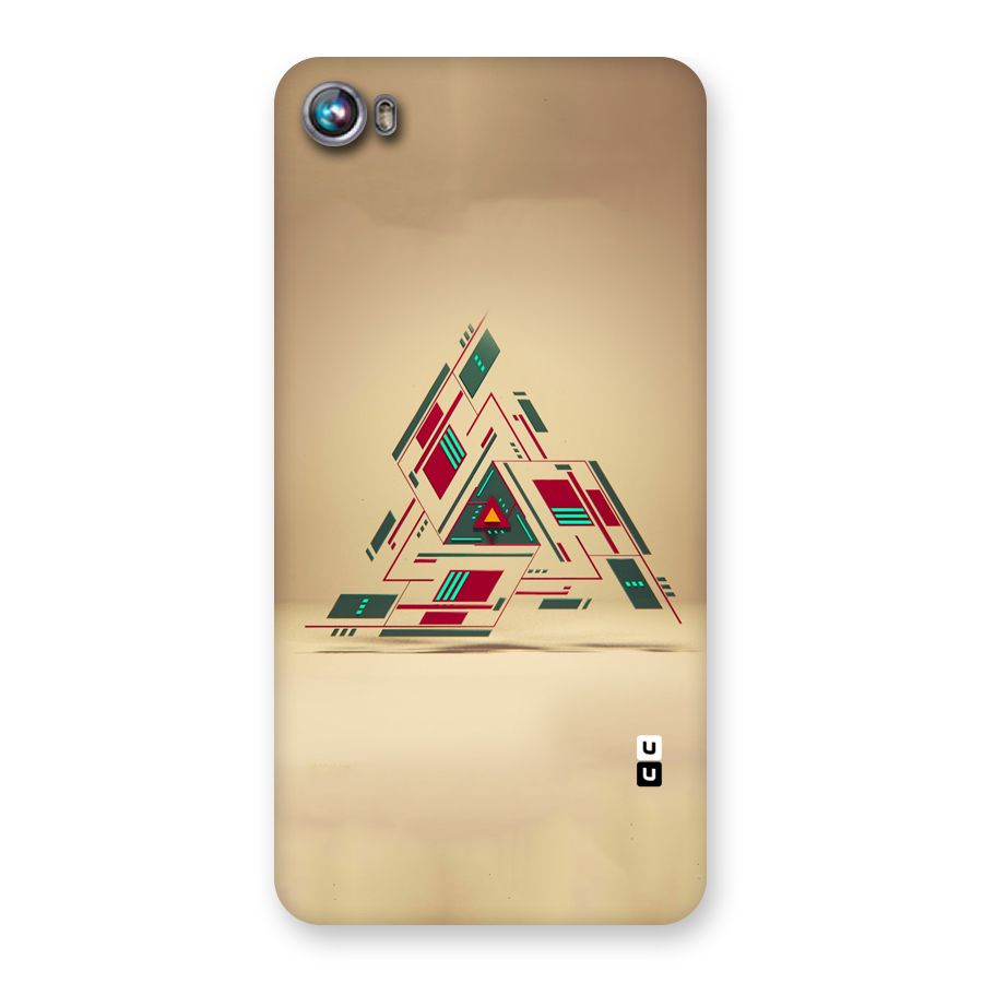 Maze Triangle Back Case for Micromax Canvas Fire 4 A107