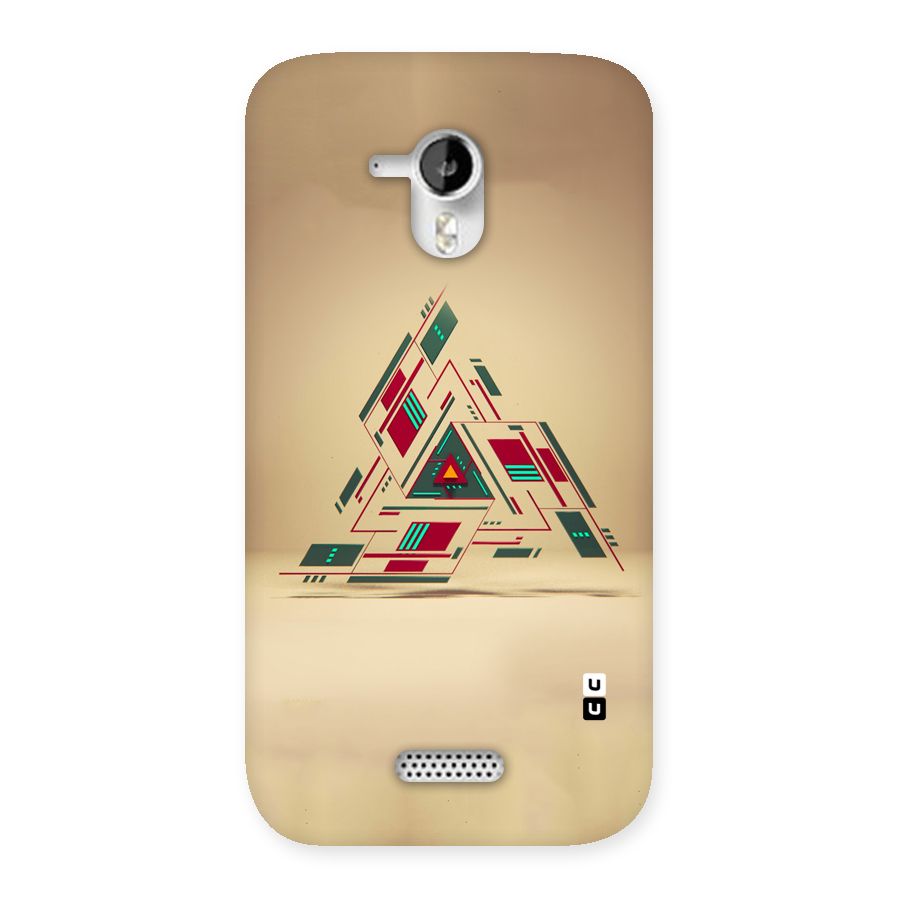 Maze Triangle Back Case for Micromax Canvas HD A116