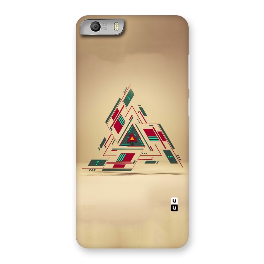 Maze Triangle Back Case for Micromax Canvas Knight 2