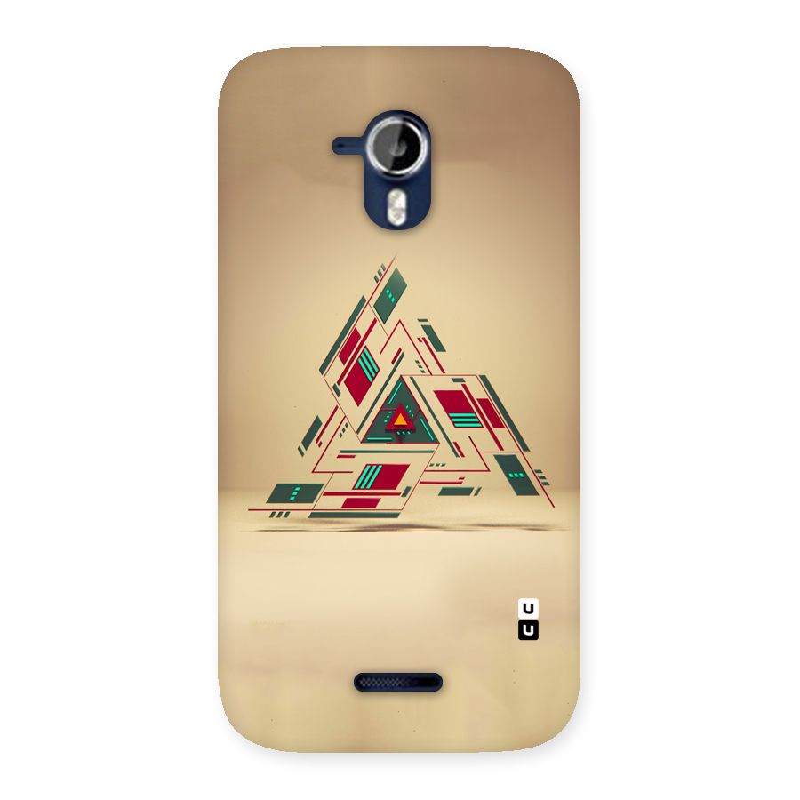 Maze Triangle Back Case for Micromax Canvas Magnus A117