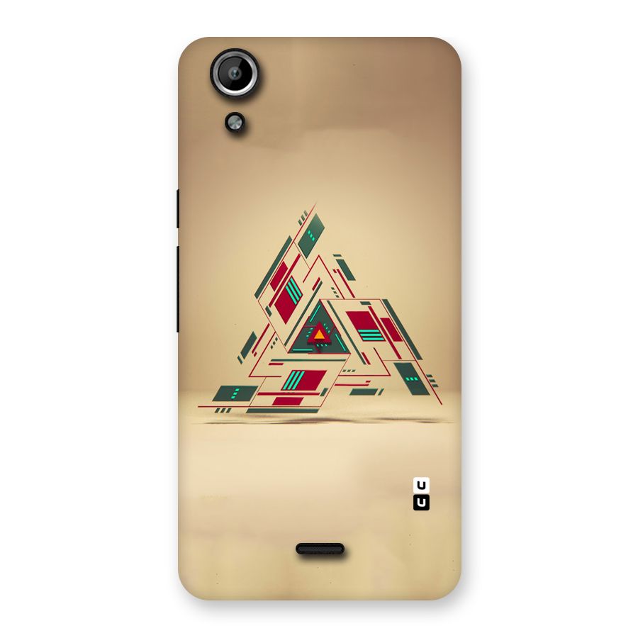 Maze Triangle Back Case for Micromax Canvas Selfie Lens Q345