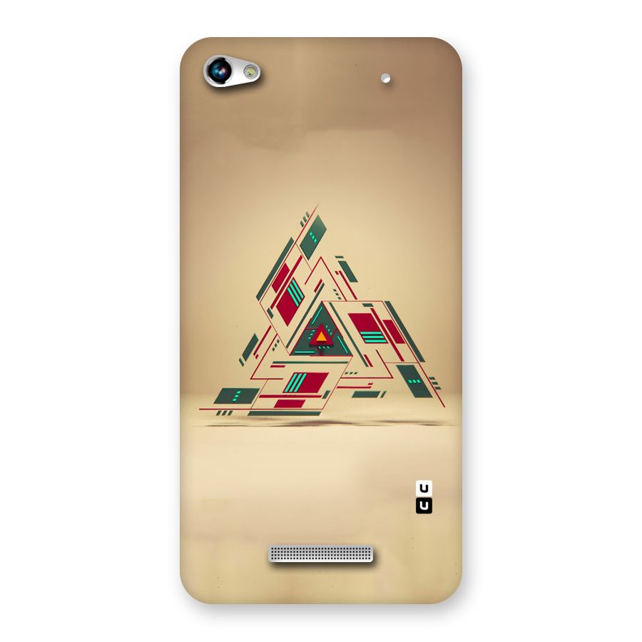 Maze Triangle Back Case for Micromax Hue 2