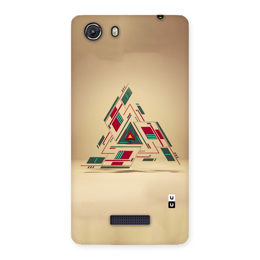 Maze Triangle Back Case for Micromax Unite 3